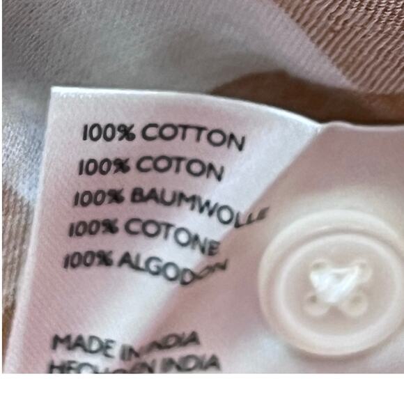 NWT Maeve Women's Size Small Buffalo Check Button Up Long Sleeve Blouse Shirt - Picture 5 of 7